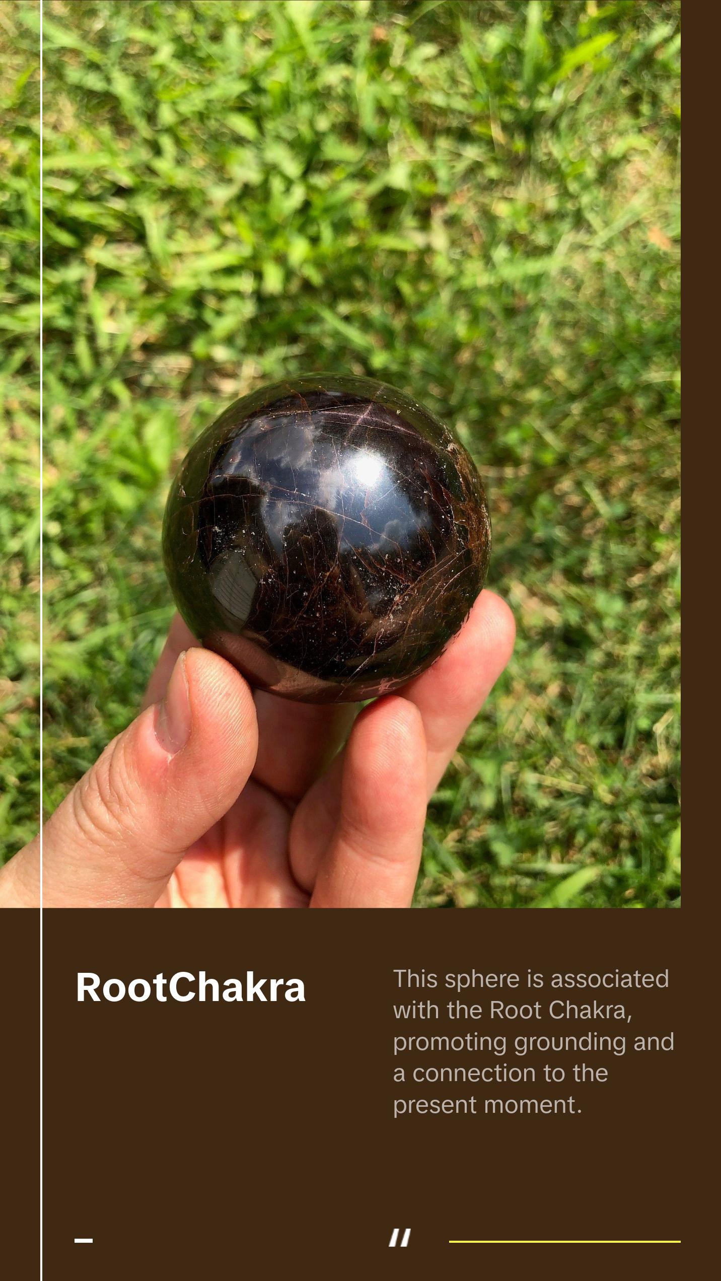 Polished Garnet Sphere Stone - Gemstone Decor Polished Garnet Sphere Stone - Gemstone Decor