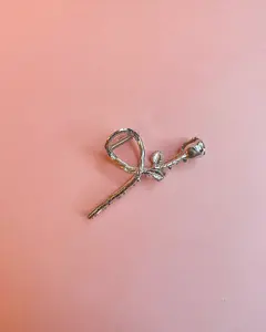 Metal Rose Hair Clip