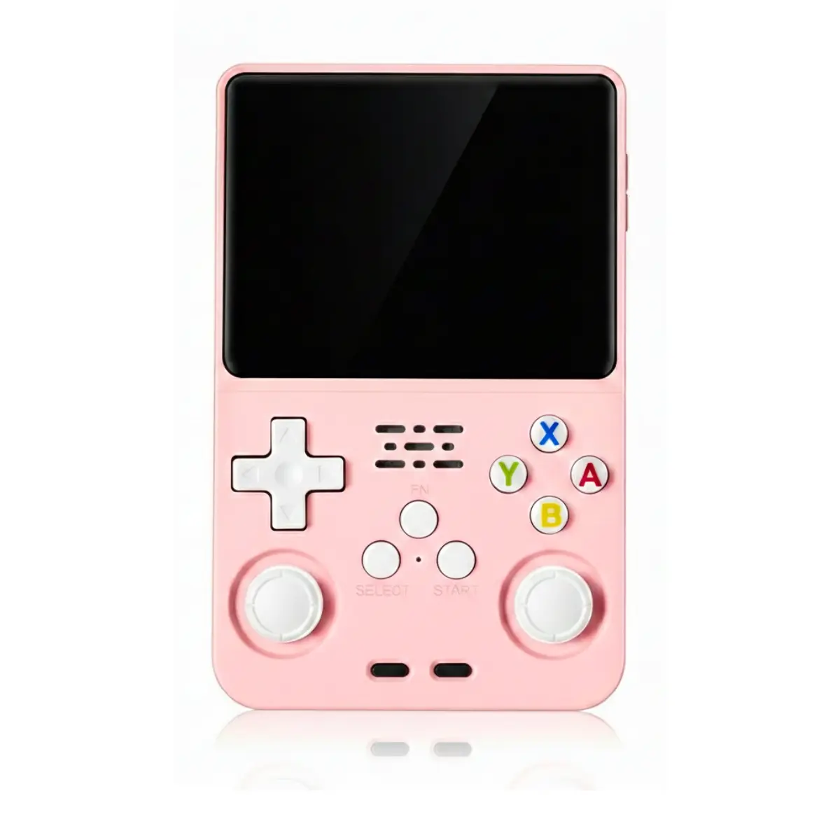 Pink Retro Games Handheld Console, 3.5 Inch IPS HD Screen Retro Gaming Console, Handheld Game Console with 20000+ Classic Games, Built-in 64GB TF Card