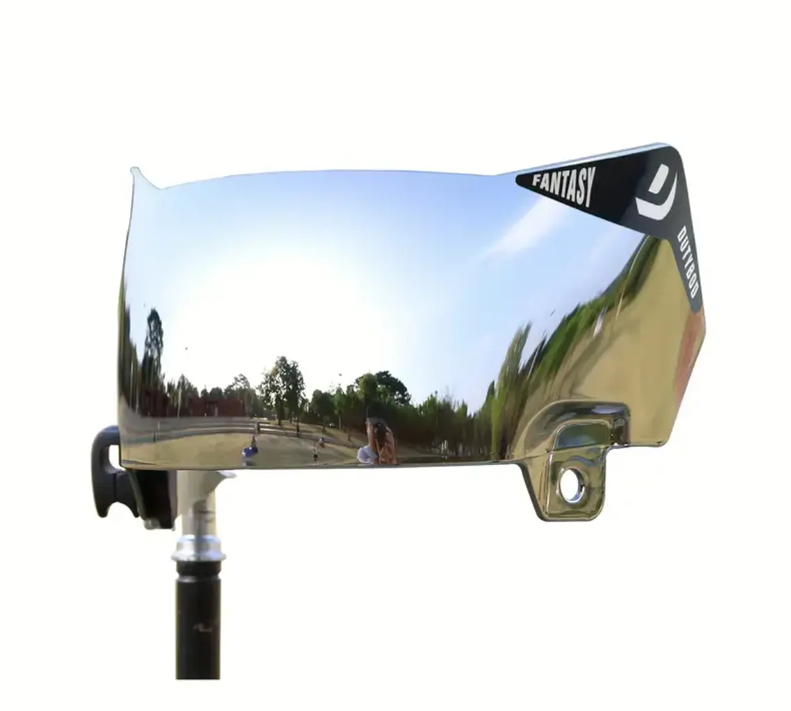 REVO Chrome Lens Flat Visor Football Accessory – Anti-Glare, UV Protection Football Accessory, Compatible with Youth & Adult Helmets, Fits Schutt F7, Riddell SpeedFlex, Football Accessories, Fits Riddell Speedflex