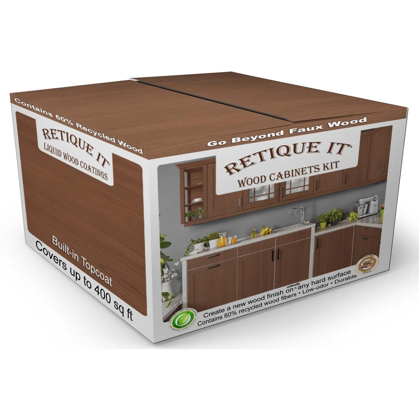 Wood'n Cabinet Kit (48 Door / Grained) - Java