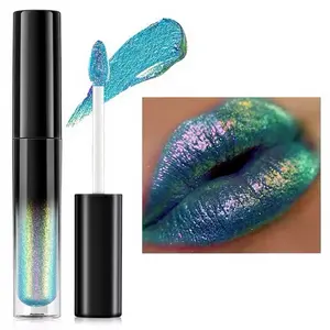Chameleon Lip Gloss Flash Pearl Moisturizing Sweatproof Waterproof Long-Lasting Hydrating Lip Color Lipstick Makeup Glossy  Cosmetic Moisturizer Hydrate