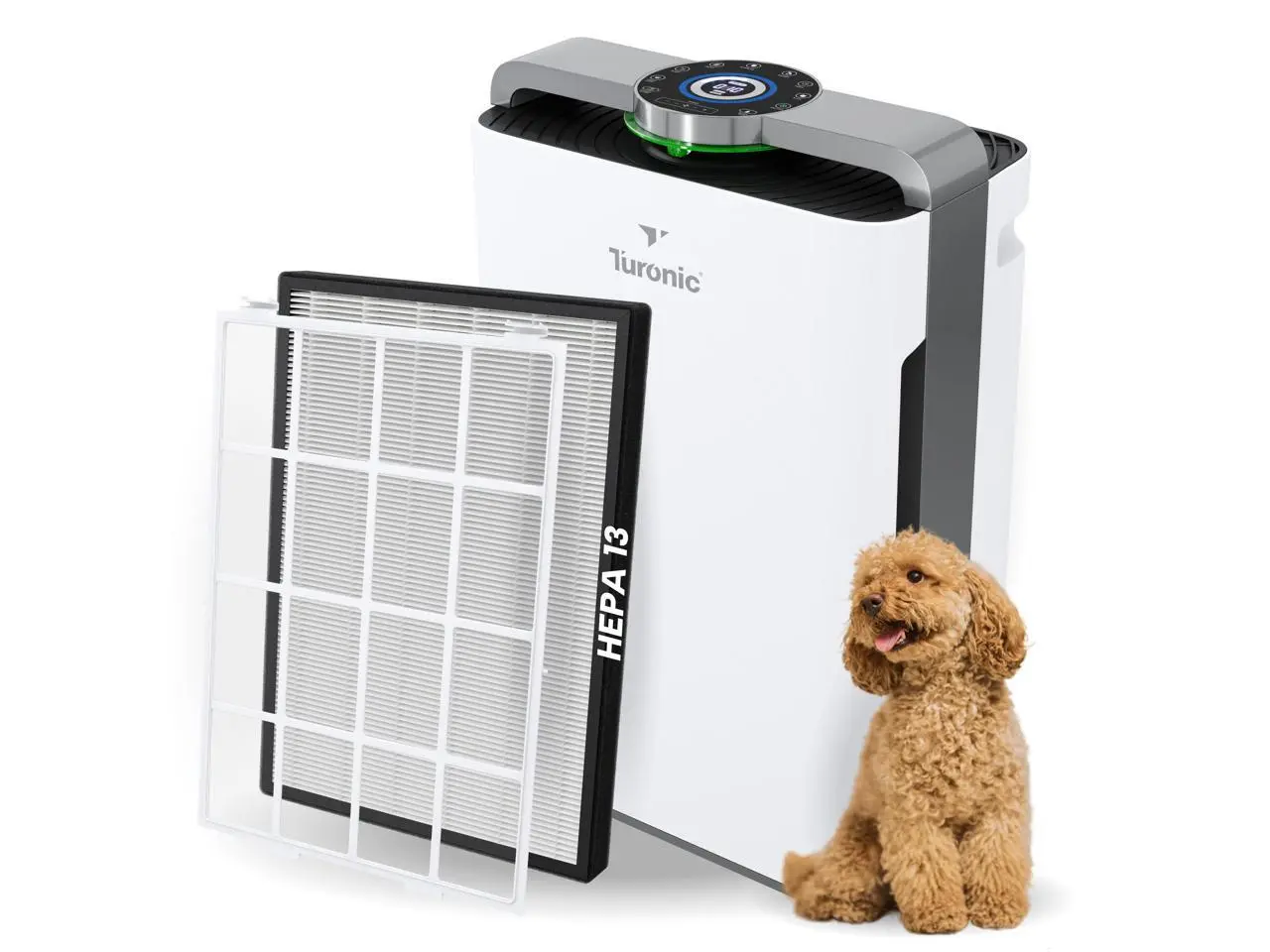 TREBLAB PH950 - Air Purifier And Humidifier Combo, up to 4200 Sq Ft Large Room Air Cleaner For Home, True Hepa 13 Filter, for Pet Hair, Smells, Pollen, Smoke in Office, Bedroom, Living Room, Basement