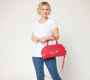 Patricia Nash Pomezia Satchel with Charms