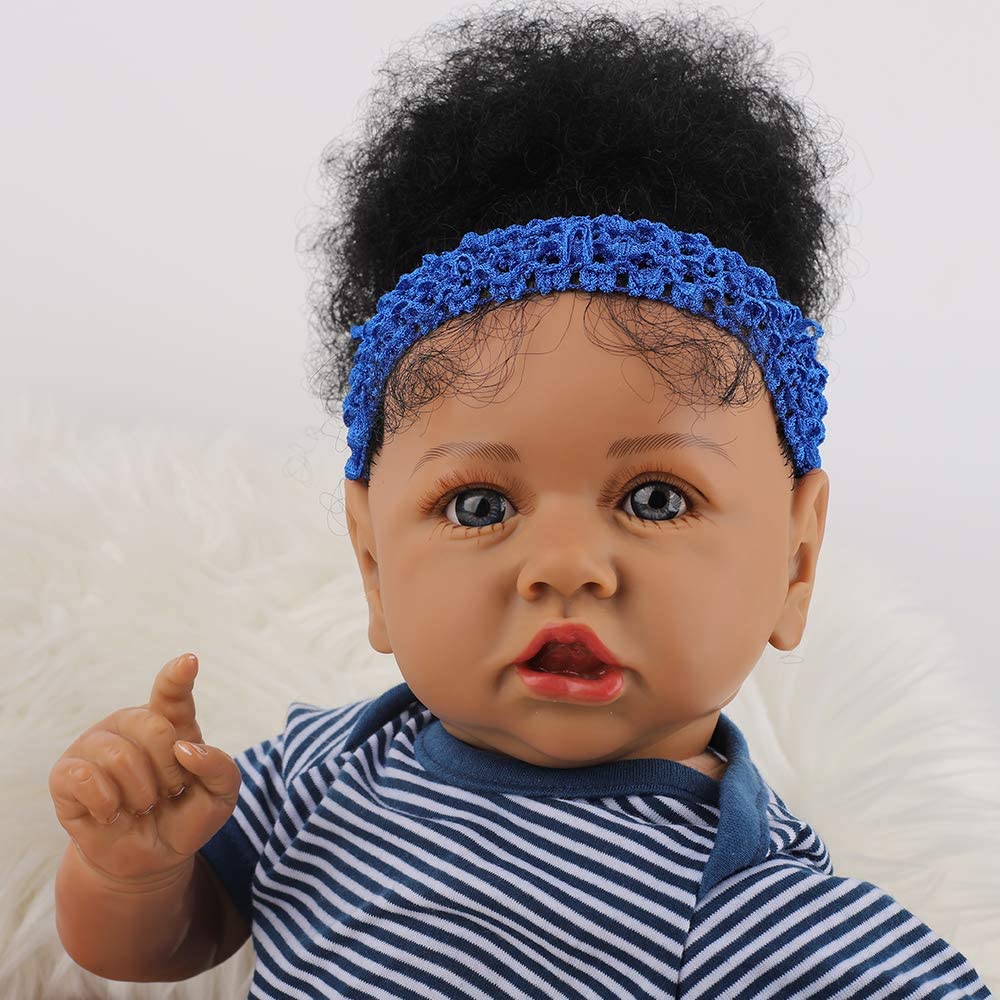 22 inches/55 cm vinyl girl doll with a cute face; lifelike reborn artist doll; realistic resurrection girl doll for collecting; perfect for holidays, birthdays, and Halloween; ideal Christmas gift for children aged 3 and up 22 inches/55 cm vinyl girl doll with a cute face; lifelike reborn artist doll; realistic resurrection girl doll for collecting; perfect for holidays, birthdays, and Halloween; ideal Christmas gift for children aged 3 and up