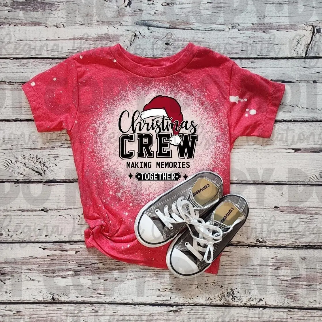 Bleached Christmas Shirt - Matching Family Set, Unisex Fit Tee - Clothing, Comfortable