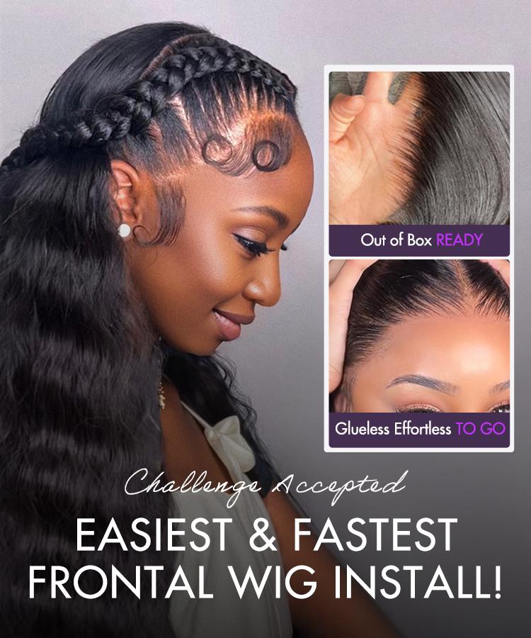 Luvme 100% Human Hair 13x6 13x4 Ear-to-ear HD Lace Front Wig – Pre-Everything Shake & Go Flexi-Fit Drawstring Hold Curls Body Wave 200%-250% Density