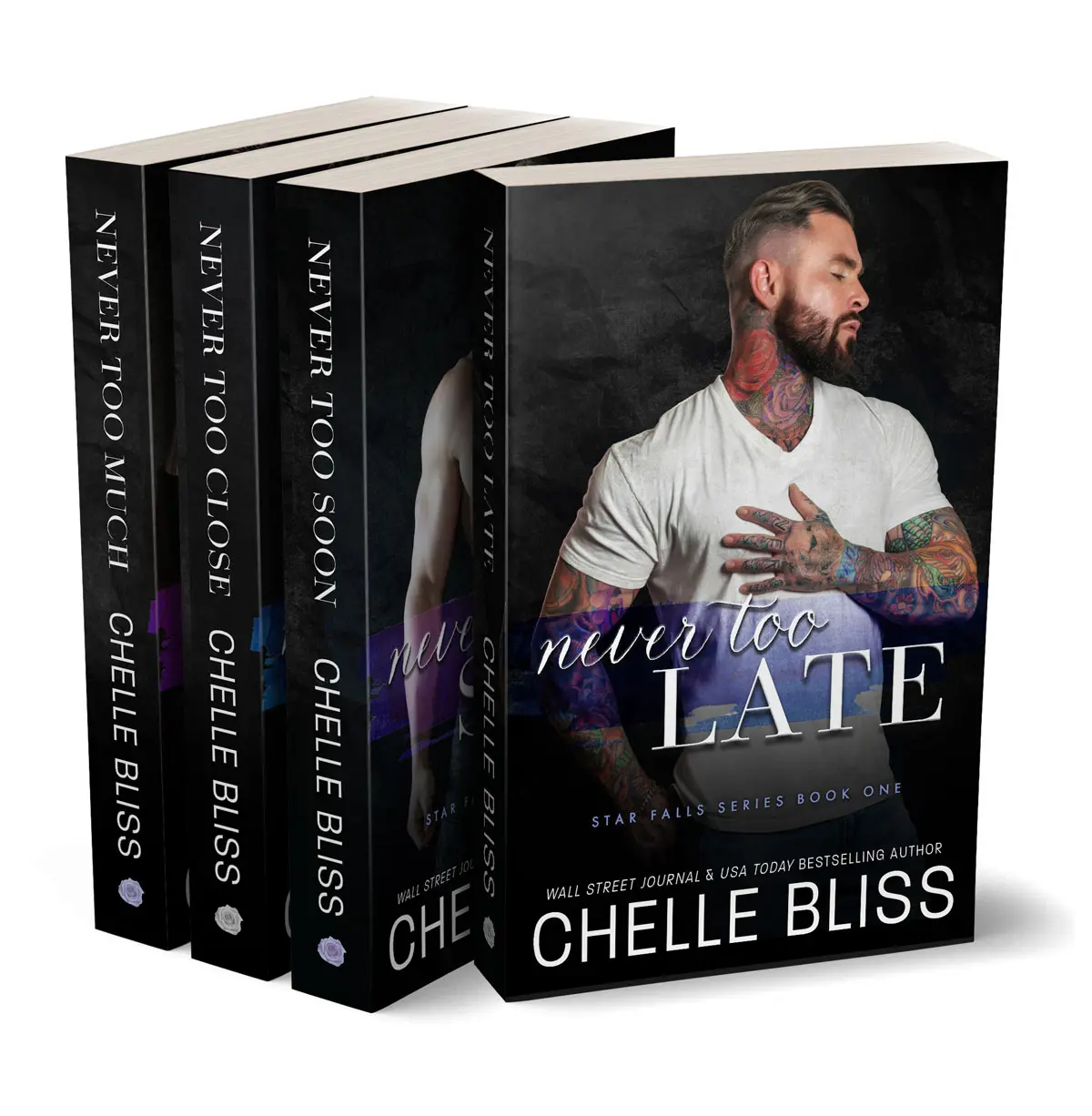 Star Falls Series Four Book Paperback Bundle - Signed by Chelle Bliss
