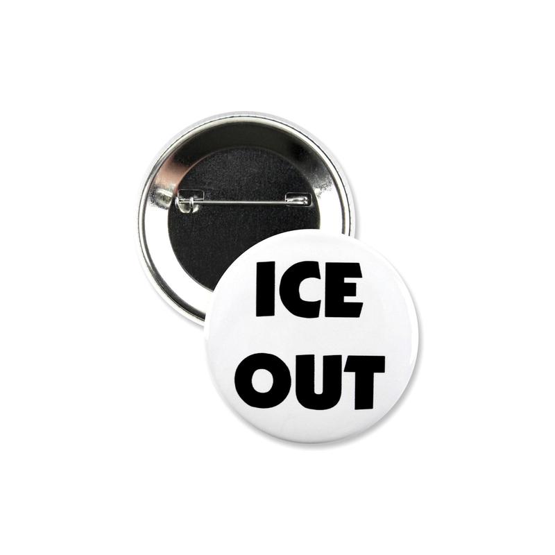 5 Pack - ICE OUT Social Activism And Reform Campaign Pinback Buttons - 2.25 Inch