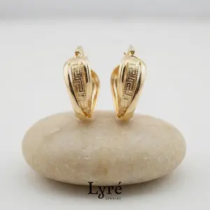 Helia Greek Key Earrings | ER003