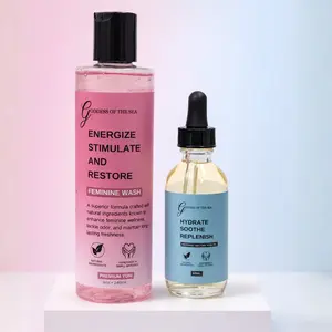 Yoni Wash Duo Bundle - Premium Wash & Mermaid Nectar Oil - Gentle Ingredients for Sensitive Skin - Perfect for Intimate Care
