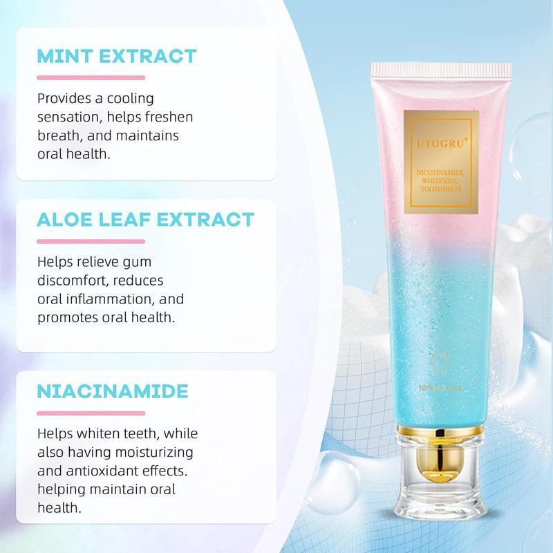 Probiotic Whitening Toothpaste,Nicotinamide, Free of Fluoride, Anti plaque, Oral Health Management Teeth Whitening Solution,Father's Day Gift