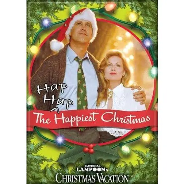 Ata-Boy - Xmas Vacation Clarke and Audrey Magnet 2.5" x 3.5"