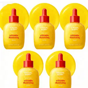 EQQUALBERRY Vitamin llluminating Serum -Brightening Vitamin C Serum withNiacinamide | Strengthens skin barrier |Hydrates using Ceramide and HyaluronicAcid, 1.01oz / 30ml