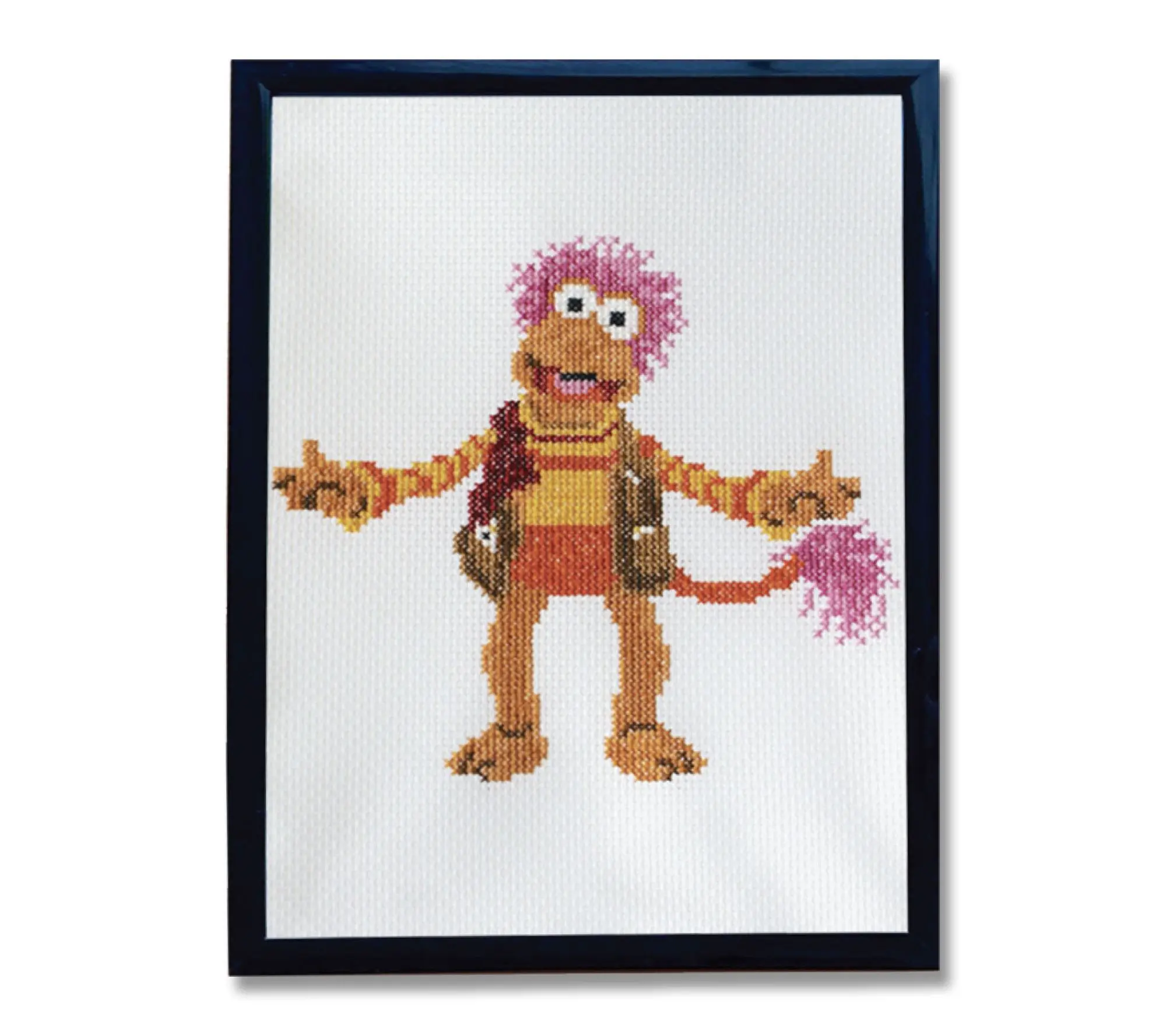 Spot Colors Fraggle Rock Gobo Fraggle Counted Cross Stitch Kit