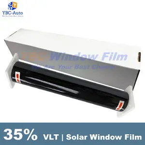 YBC-Auto 35% VLT Window Tint Roll 40"x100ft | Pro 2-Ply 2Mil | 99% UV Block Professional Grade Anti-Scratch Bulk Privacy Film