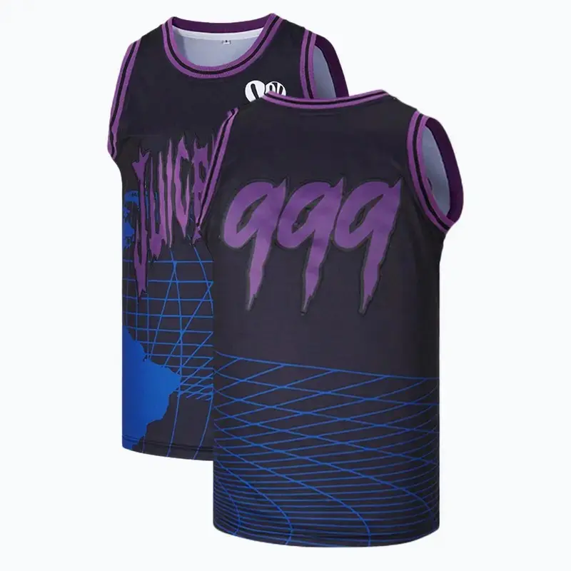 Men's #999 Hip Hop World Basketball Jersey Number Stitching Retro Streetwear Party Basketball Vest, Male