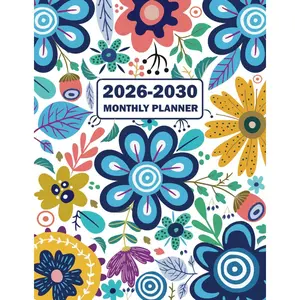 2026-2030 Monthly Planner: 5 Years From January 2026 to December 2030 and Schedule Organizer With Daily Habit Tracker Paperback – April 6, 2024