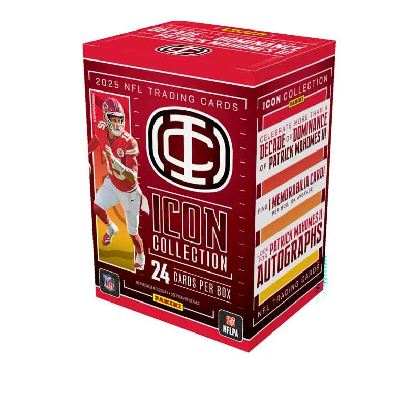 2025 Panini NFL Patrick Mahomes Icons Collection Blaster Box