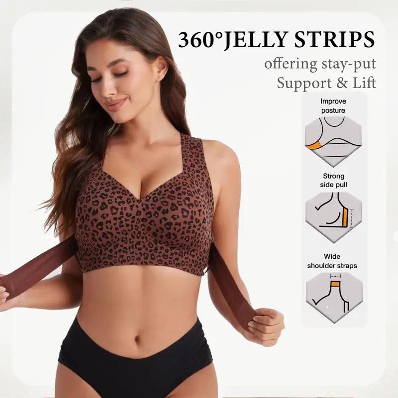 Wire-free mesh bralette detail