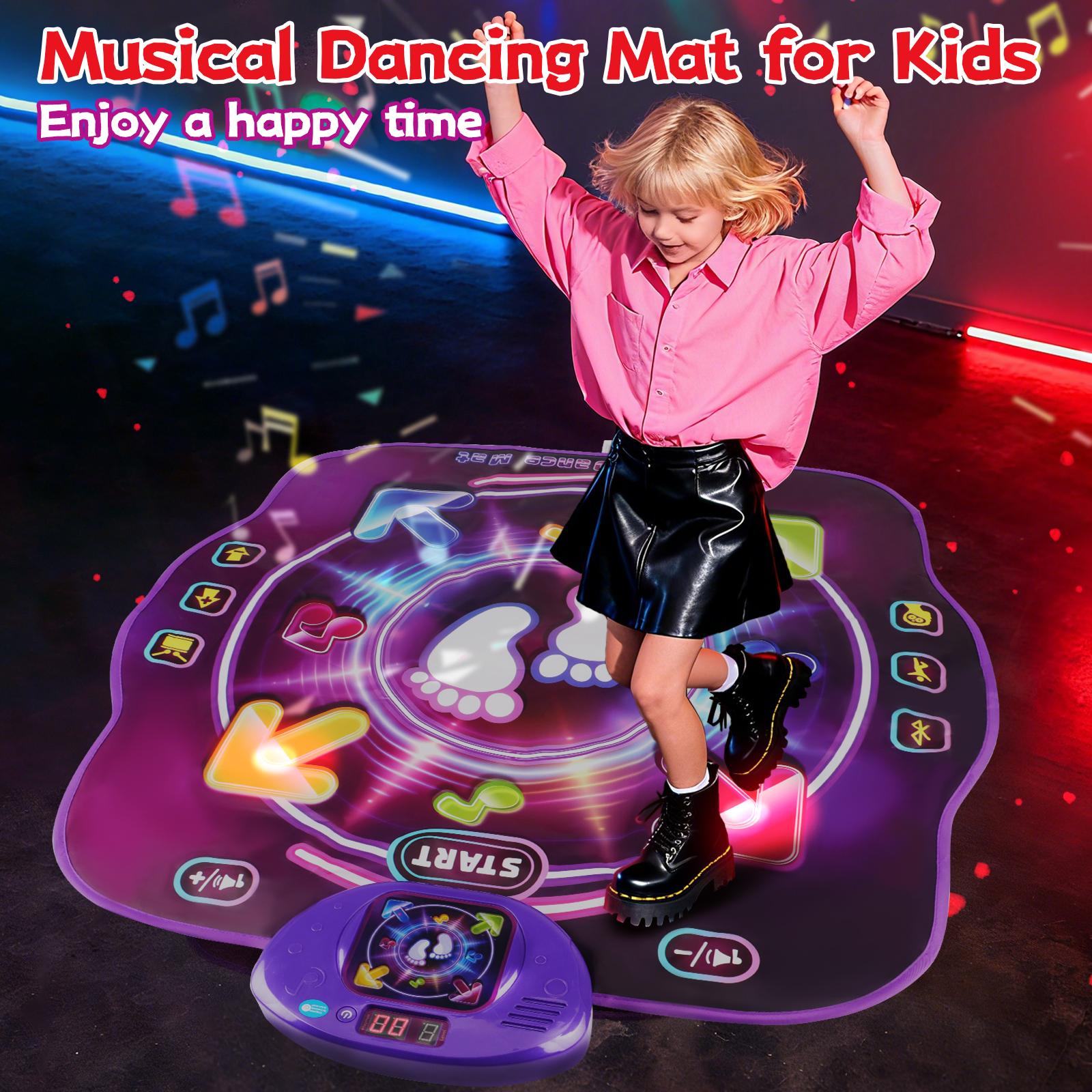 Dance Mat Toys for 3-12 Year Old Kids, Electronic Dance Pad with