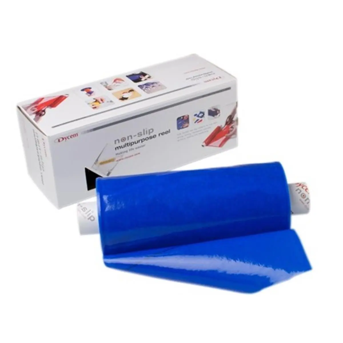212 MAIN Dycem Non-Slip Material Roll, 16 in x 10 yds Blue, Reusable Pads, Easy Cleaning, Flexible Grip, Slip Prevention for Small Animal Health Supplies