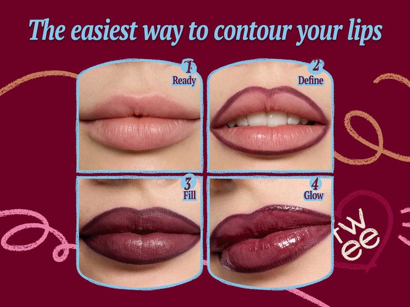 [TikTok Shop Exclusive] fwee Easy Lazy Lip Combo | LONG-LASTING DUAL COLORING STICK LIP + LINER & 3D Voluming Gloss | Transproof Lip Combo |