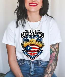 Here for the Benito Bowl Straw Hat DTF Transfer