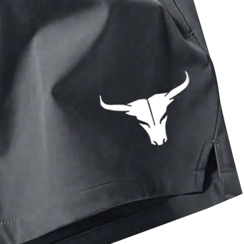 Men's lightweight shorts with drawstring waistband made of non-stretch fabric, perfect for swimming, volleyball, and workouts | Athletic shorts suitable for poolside wear and casual outings