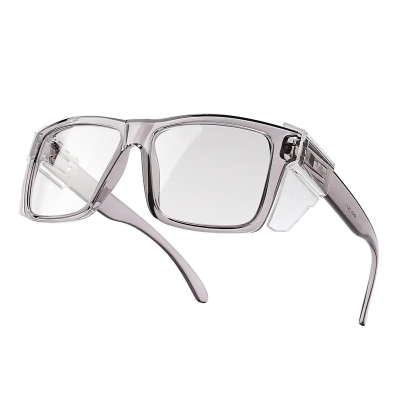 BingKing Z87 Photochromic Safety Glasses for Men & Women, UV400 Work Glasses with Removable Side Shields, Indoor Outdoor Protective Eyewear