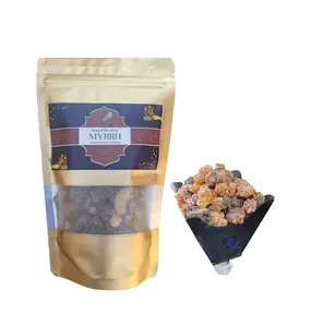 Premium Highland Ethiopian Myrrh - Commiphora Myyrha - Natural Ethiopian Myrrh from Tigray Tree Sap - Traditional Aromatic Incense - 4.5 Ounces