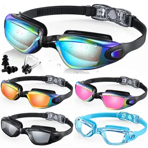 Professional Swimming Goggles Waterproof Anti-Fog UV Protection Swim Eyewear for Adults & Youth