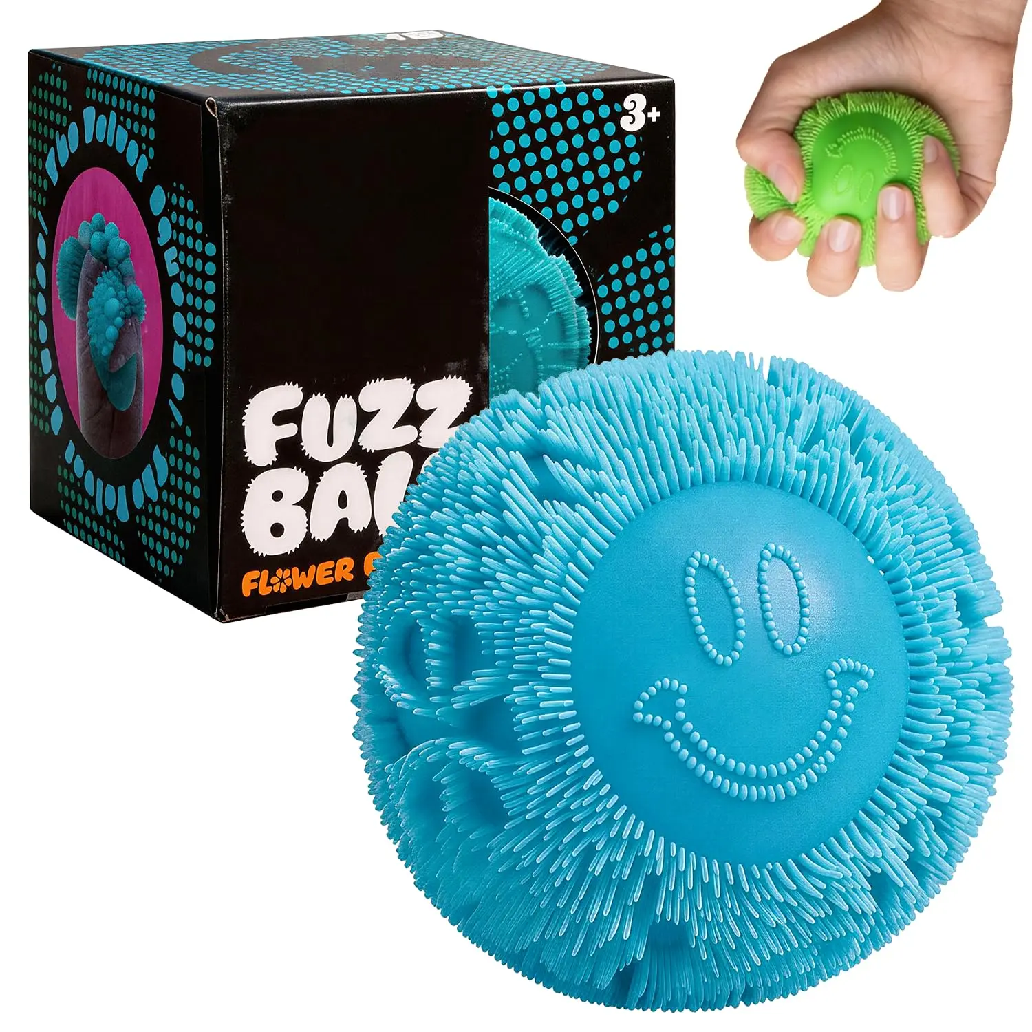 Fuzz Ball Squishy Stress Ball Slow Rising Memory Foam Fidget Squishy Fuzz Balls Adults Anxiety Stress Relief Toys.