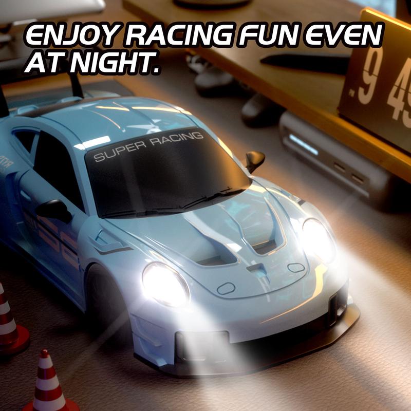 RC Drift Racing Car，PORSCHE 911 GT2 ，1:24 Scale，4WD High-Speed,Free Drift Tires & Traffic Cones，Rechargeable Dual Tires,2.4GHz Anti-Interference Multi-Car Perfect Gift for Kids Adults Fun Birthday Christmas Surprise