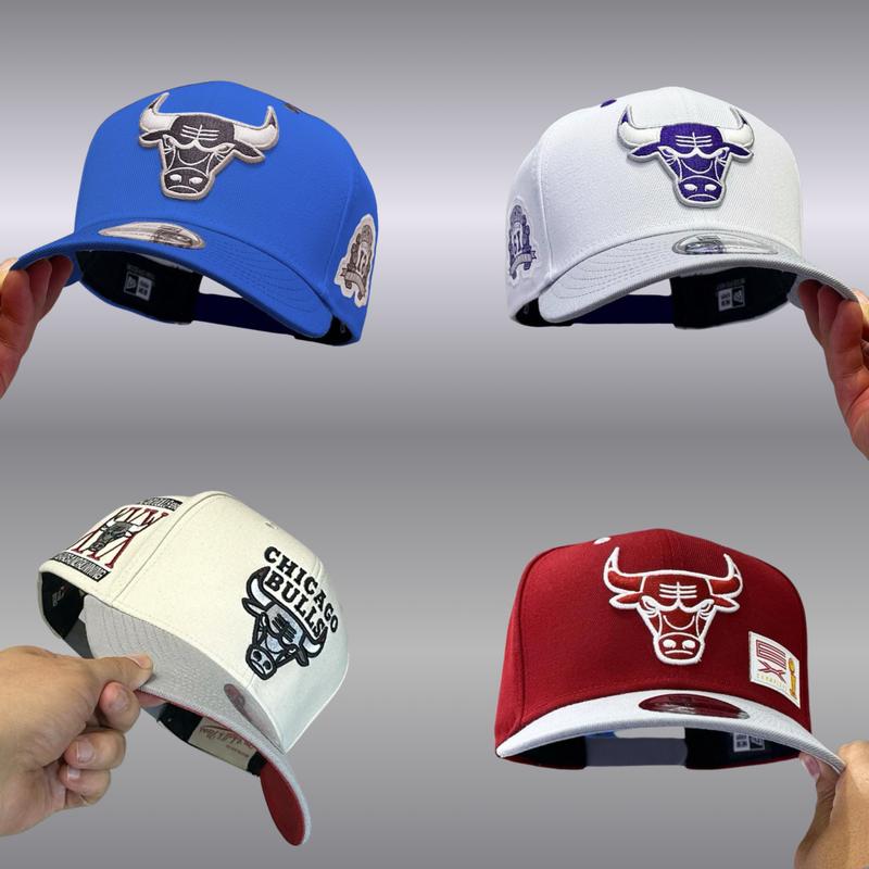 Chicago Bulls NBA Snapback & Fitted Hat – Premium Flat Bill High Crown Cap, Classic Red White Bulls Logo, Unisex Streetwear Style, Viral TikTok Sports Fashion, Daily Wear Hat, Basketball Fan Gift, Urban Outfit