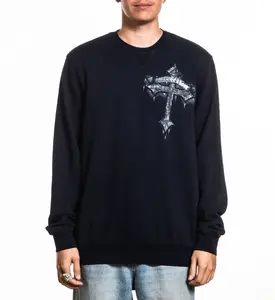 Affliction Men's Long Sleeve Shirt Wicked Crew 