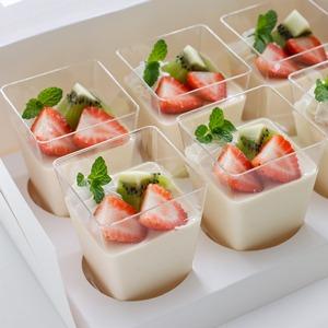 Mini Dessert Cups 5oz with Lids & Spoons | 50/100 Pack Crystal Clear Parfait Cups for Parties, Catering & Events