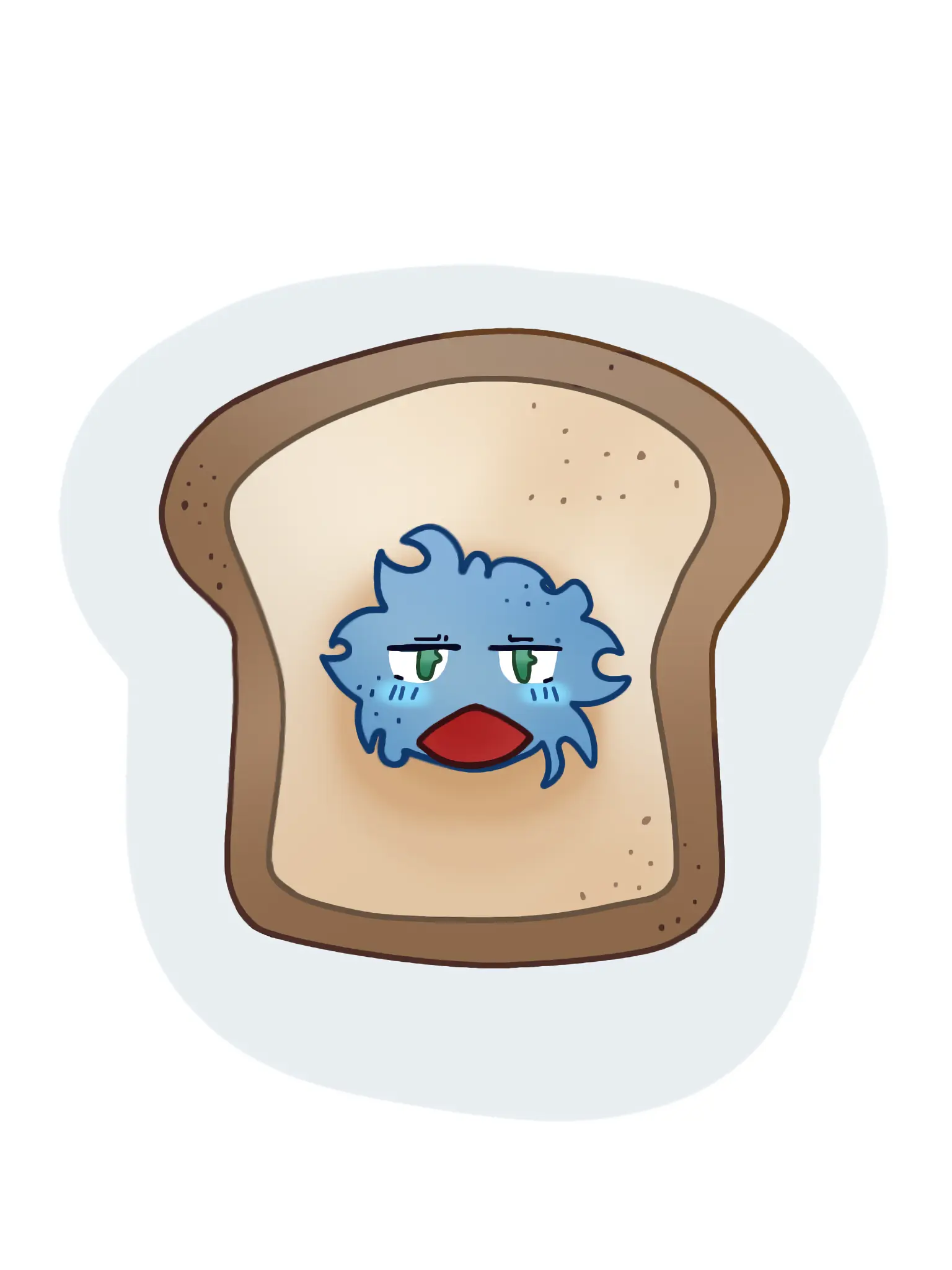 StickyGoose Loaf Of Bread Annoyed Irritated Sticker Funny Vinyl Silly Geese Stickers Cute Gift Adorable Joke