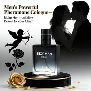 Men‘s Captivating Pheromone Cologne. Pheromone-infused blend of citrus and woody notes. This is your secret to a night of thrilling passion and close connection with your girl. The essential Valentine’s Day and Christmas gift for the modern man.