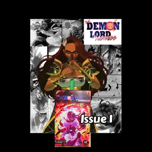 The DemonLord is my Mistress 1 - an isekai inspired story of advanced magic systems, Monsters, War, Fantasy, and epic battles as our Hero navigates his new home world Axis!  an epic new comic for the Toonami kids that are grown now!