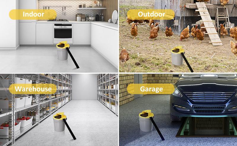 Mouse Trap Bucket Flip Lid Multi-Catch for Indoor Outdoor Use, Auto-Reset Humane Rats Trap, No Chemical Glue Required | 5 Gallon Bucket Compatible Mouse Trap Bucket Flip Lid Multi-Catch for Indoor Outdoor Use, Auto-Reset Humane Rats Trap, No Chemical Glue Required | 5 Gallon Bucket Compatible