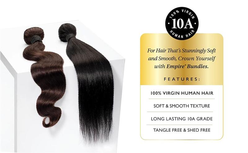 Sensationnel Virgin Human Hair Weave Empire Bundles 3X Multi Pack Brazilian Crul