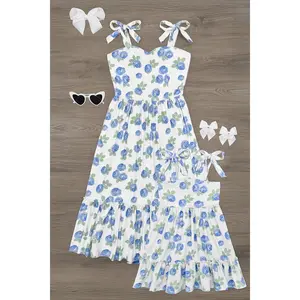 Mom & Me - Blue Rose Dress