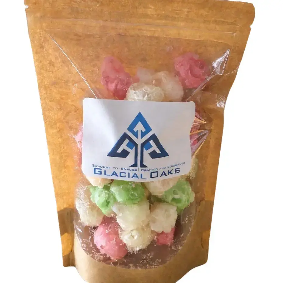 Freeze-Dried Gummy Bears, Intense-Flavor Crunchy Snack Candy, Shelf-Stable Treat for All Ages