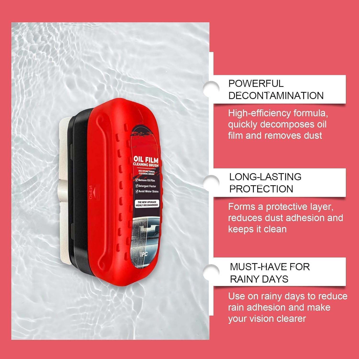 Automotive Clear Drive Windshield Window Cleaner Brush Heavy Duty Oil Film Dust Remover for most cars Automotive Clear Drive Windshield Window Cleaner Brush Heavy Duty Oil Film Dust Remover for most cars