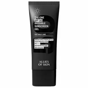 Allies of Skin THE ONE SPF 50 Invisible Sunscreen Gel  0.7oz 0.7oz 0.7oz Day Use