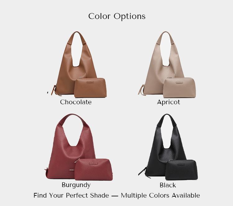 NEWBELLA Lena 2 PCS Set Shoulder Bag - Daily Casual Style, Magnetic Closure, PU Material,dealsforyoudays Wallet Sling Compact tote bag tote bags,FallFreshness