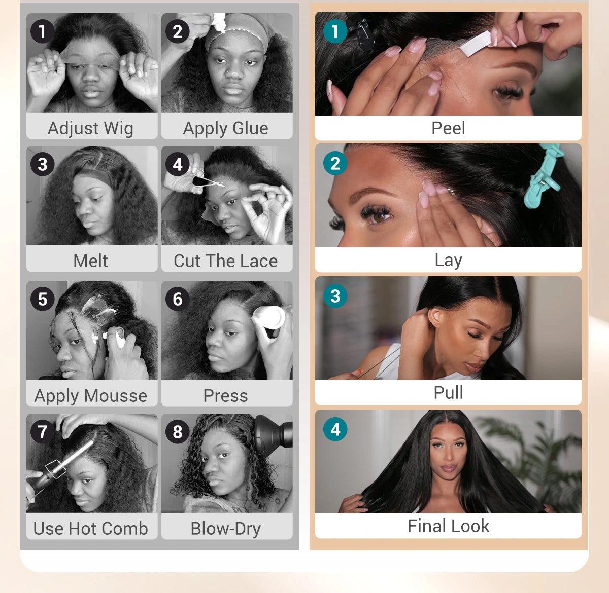 [Salon-Quality] Trendy Butterfly Cut Face- Framing Peacock Curls Pull Go 13x6 Full Glueless Lace Front Wig Pre-Styled Heavy Layers Cut Body Wave Natural hairline Human Hair 250% Density Wave Wig