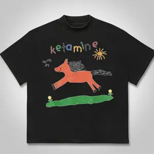 Ketamine Pony Nurse Meme T-Shirt Cotton Menswear Streetwear Hoodie Oversized