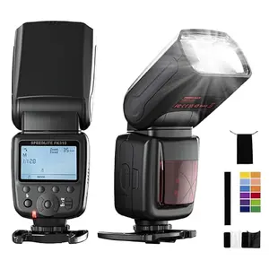PHOTOOLEX FK310 Universal Camera Flash Speedlite for Canon Nikon Sony Fuji & Olympus, 5600K Stable Color Temperature, Manual & Optical Flash Modes, Portable DSLR Flash for Portraits, Weddings, Vlogs, Travel & Gift for Photographers, Birthday & Christmas